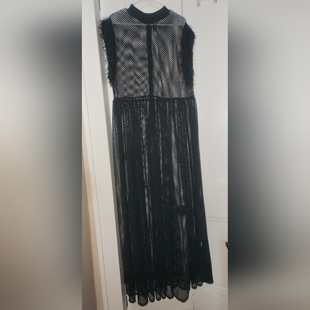 Black Mesh Dress